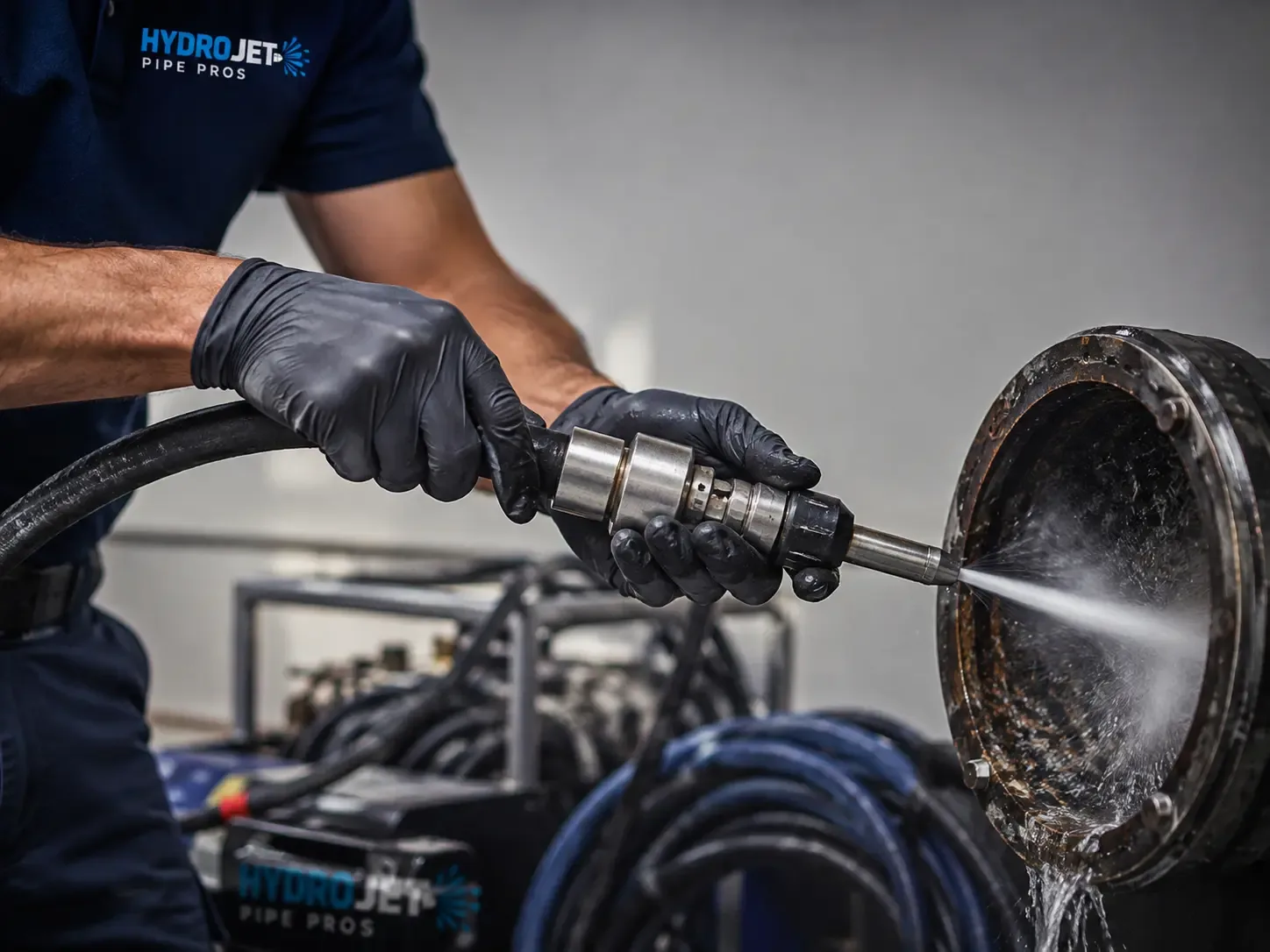 Hydro Jet Pipe Descaling in Rough And Ready, CA